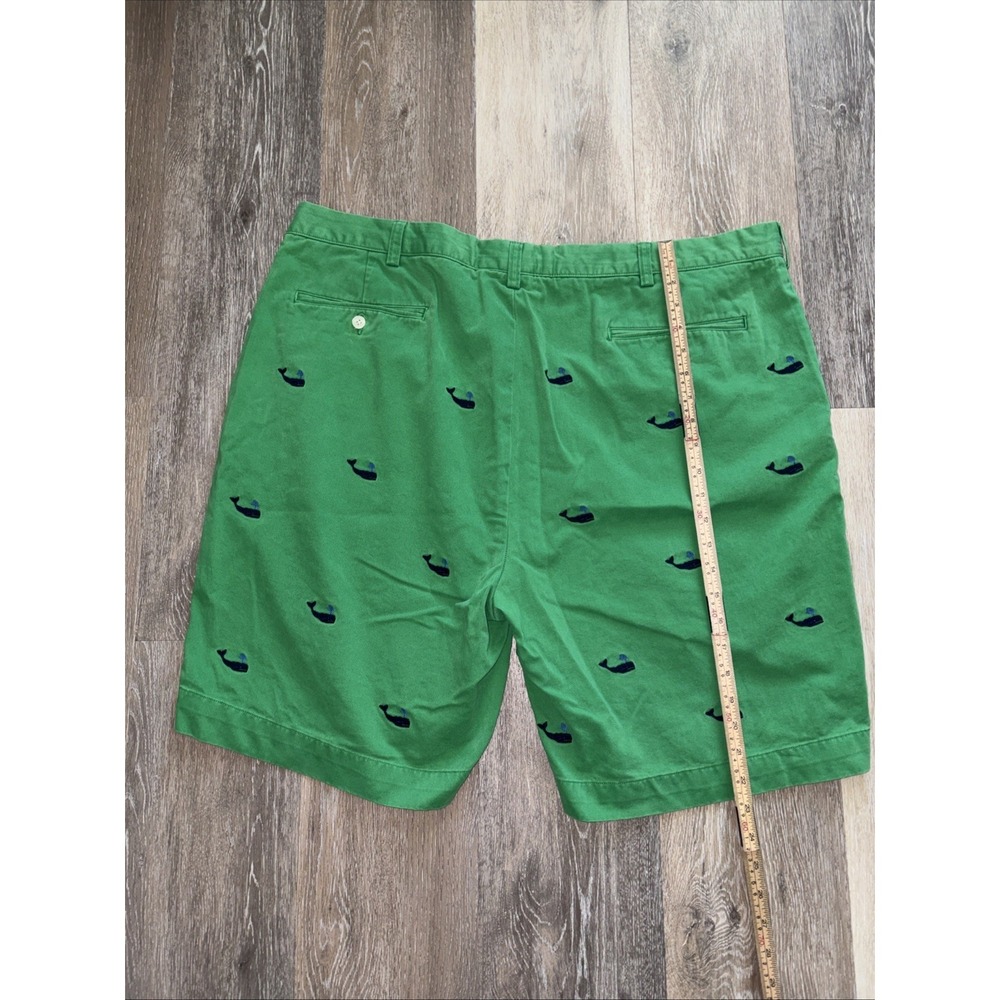 Polo Ralph Lauren Whale Embroidered Shorts Men Size 44B/44G Green Preppy - Picture 7 of 12